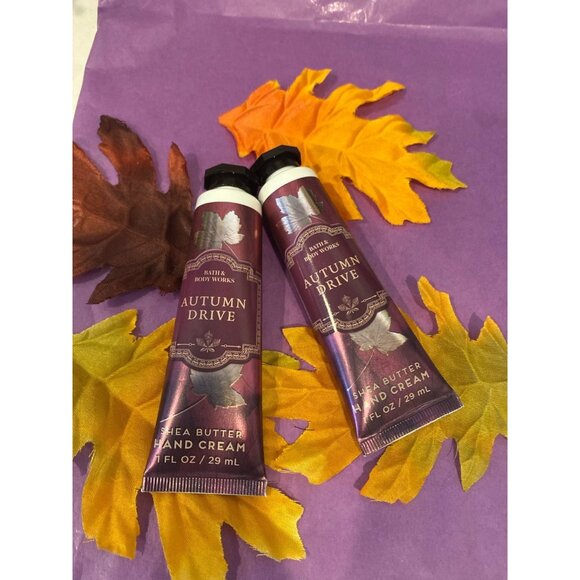 Bath & Body Works “Autumn Drive” 2 New Hand Creams - Picture 1 of 5